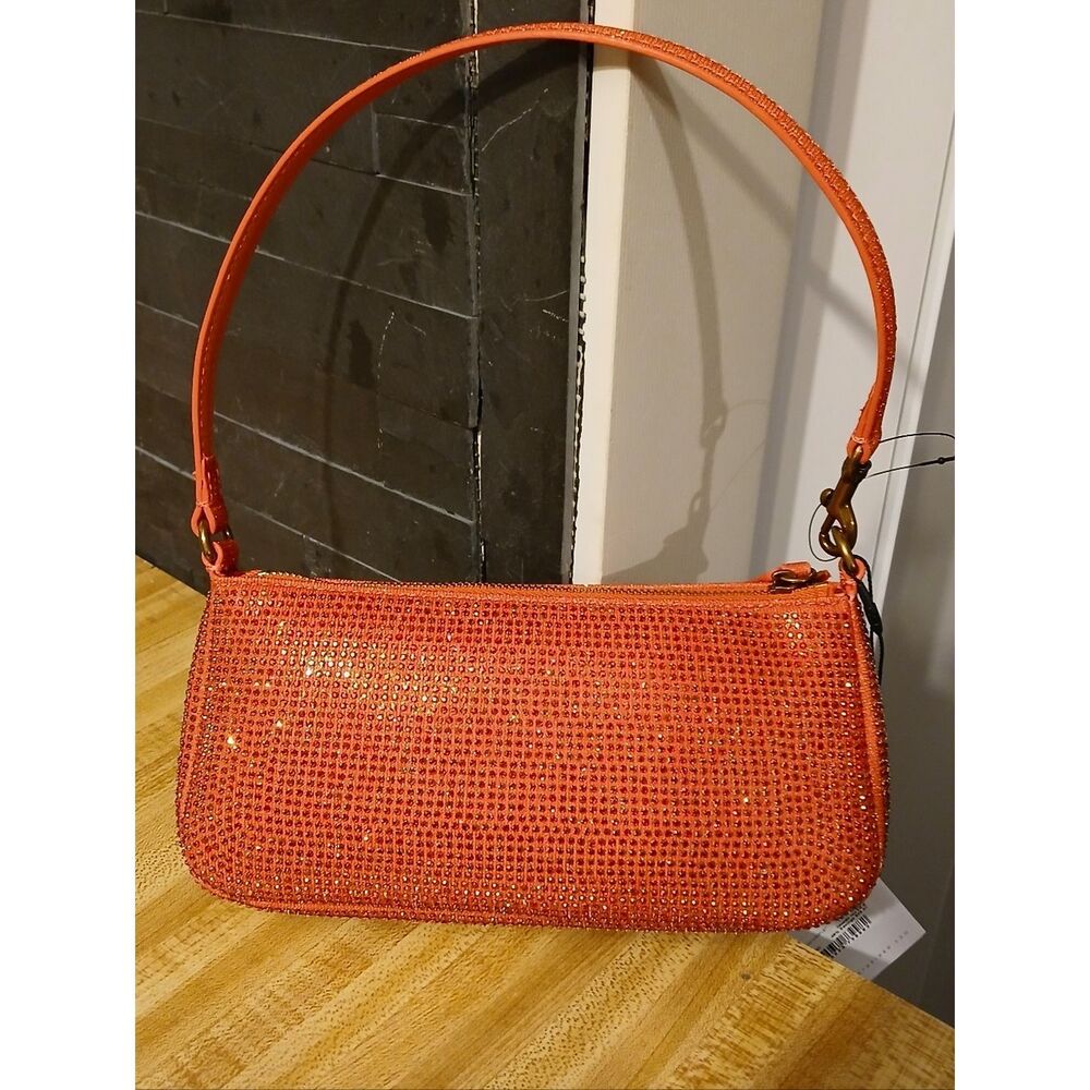 Kurt Geiger Coral Pink Crystal-Embellished bag - Picture 5 of 8